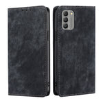Custodia per telefono in pelle magnetica con spazzola antifurto RFID, For vivo Y35 4G / Y22 / Y22s, For Xiaomi Redmi A1, For Nokia G400, For Sharp Aquos Sense7
