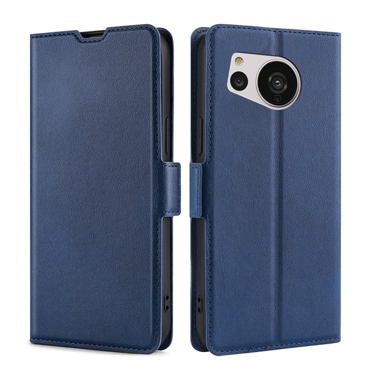 Custodia per telefono in pelle con fibbia laterale ultrasottile, For vivo Y35 4G / Y22 / Y22s, For Xiaomi Redmi A1, For Sharp Aquos Sense7