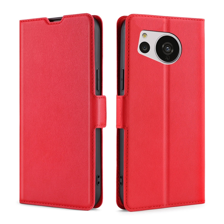 Custodia per telefono in pelle con fibbia laterale ultrasottile, For vivo Y35 4G / Y22 / Y22s, For Xiaomi Redmi A1, For Sharp Aquos Sense7
