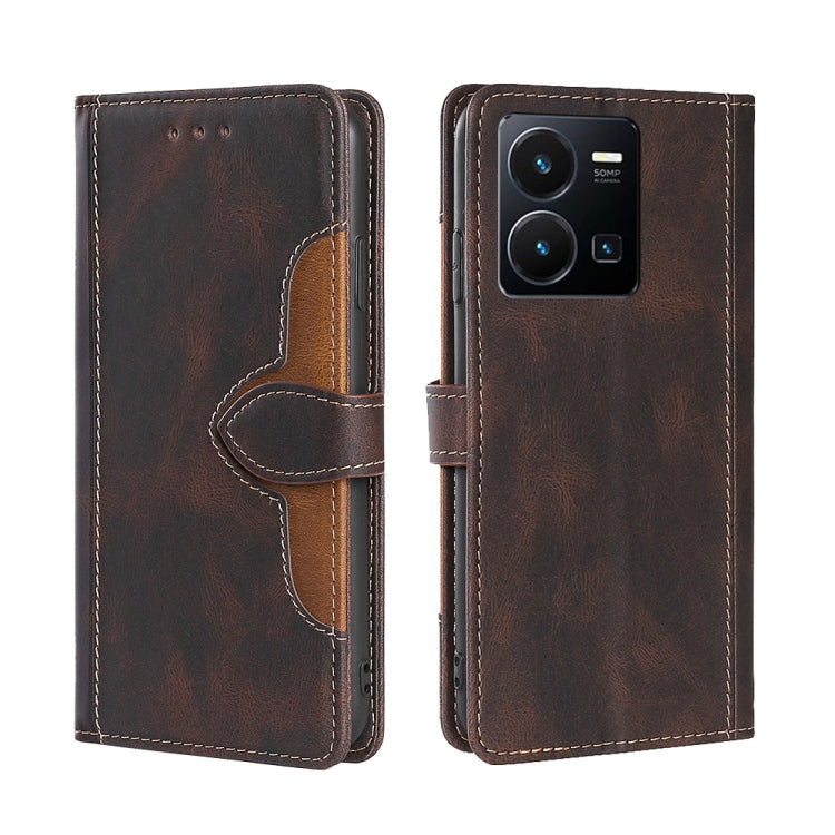 Custodia per telefono in pelle con fibbia magnetica Skin Feel, For vivo Y35 4G / Y22 / Y22s, For Xiaomi Redmi A1, For Nokia G400, For Sharp Aquos Sense7