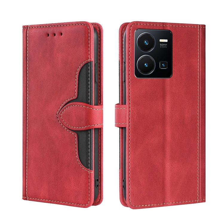 Custodia per telefono in pelle con fibbia magnetica Skin Feel, For vivo Y35 4G / Y22 / Y22s, For Xiaomi Redmi A1, For Nokia G400, For Sharp Aquos Sense7