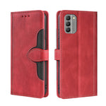 Custodia per telefono in pelle con fibbia magnetica Skin Feel, For vivo Y35 4G / Y22 / Y22s, For Xiaomi Redmi A1, For Nokia G400, For Sharp Aquos Sense7