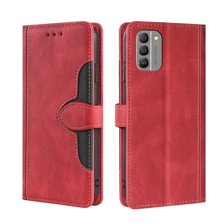 Custodia per telefono in pelle con fibbia magnetica Skin Feel, For vivo Y35 4G / Y22 / Y22s, For Xiaomi Redmi A1, For Nokia G400, For Sharp Aquos Sense7