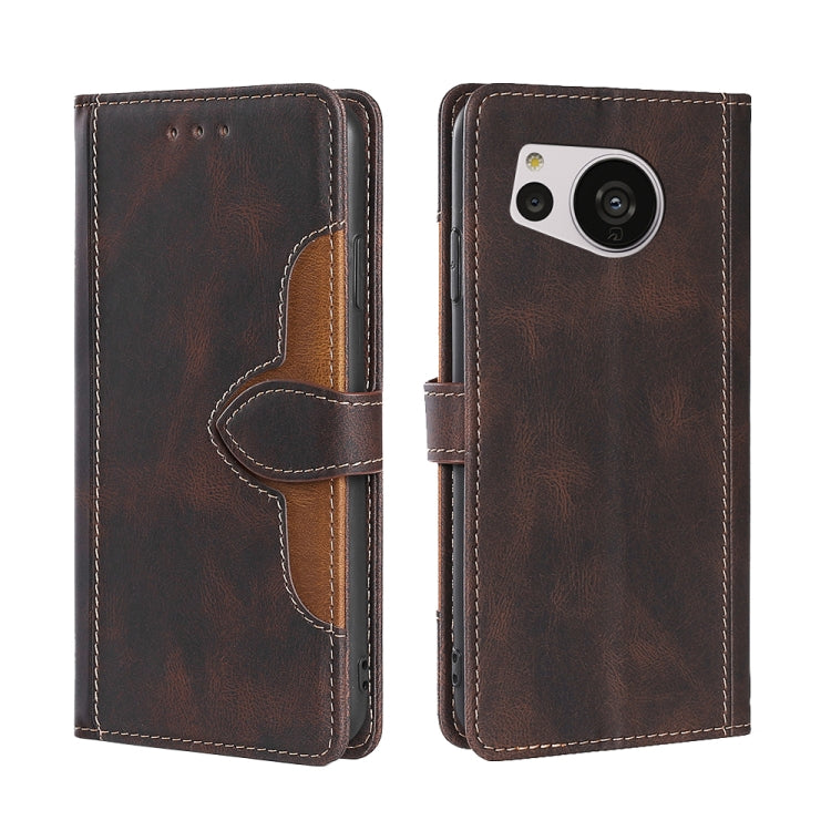 Custodia per telefono in pelle con fibbia magnetica Skin Feel, For vivo Y35 4G / Y22 / Y22s, For Xiaomi Redmi A1, For Nokia G400, For Sharp Aquos Sense7