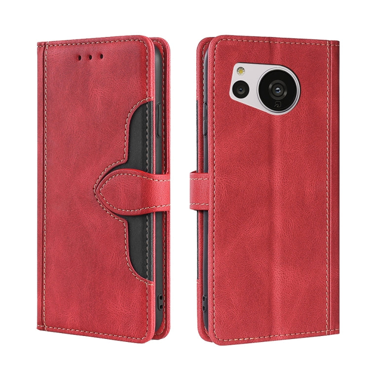 Custodia per telefono in pelle con fibbia magnetica Skin Feel, For vivo Y35 4G / Y22 / Y22s, For Xiaomi Redmi A1, For Nokia G400, For Sharp Aquos Sense7