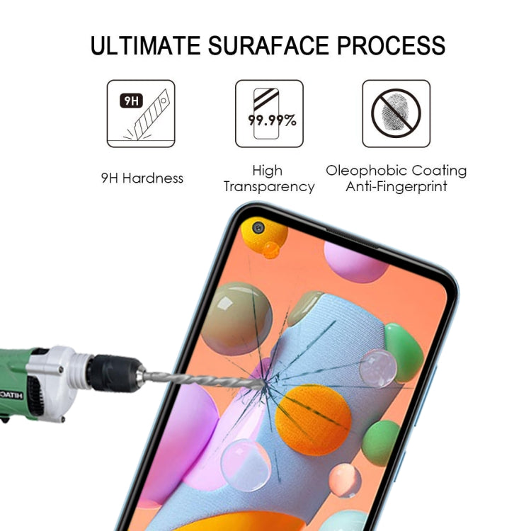 Pellicola vetro temperato 9H Full Glue per Galaxy A31