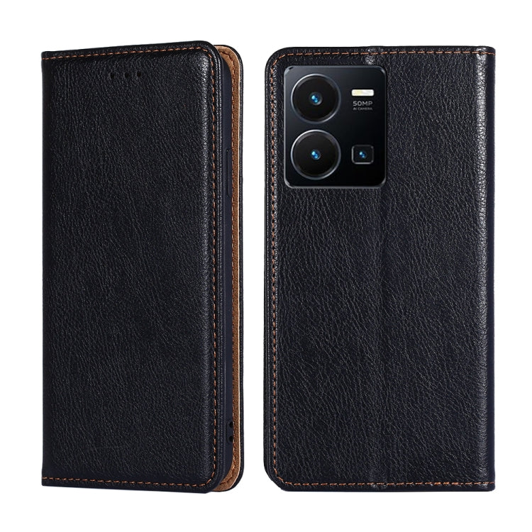 Custodia per telefono in pelle magnetica tinta unita lucida olio, For vivo Y35 4G / Y22 / Y22s, For Xiaomi Redmi A1, For Nokia G400, For Sharp Aquos Sense7