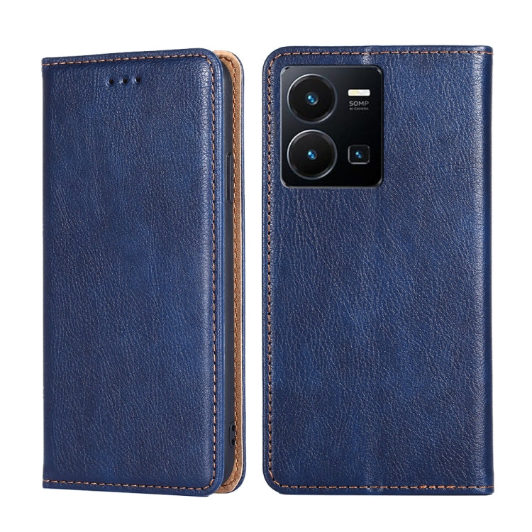 Custodia per telefono in pelle magnetica tinta unita lucida olio, For vivo Y35 4G / Y22 / Y22s, For Xiaomi Redmi A1, For Nokia G400, For Sharp Aquos Sense7