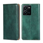 Custodia per telefono in pelle magnetica tinta unita lucida olio, For vivo Y35 4G / Y22 / Y22s, For Xiaomi Redmi A1, For Nokia G400, For Sharp Aquos Sense7