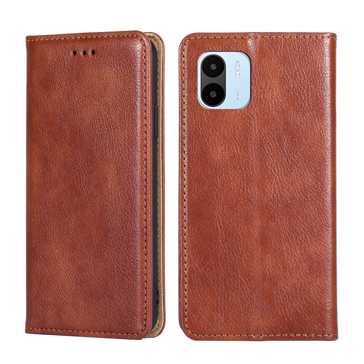Custodia per telefono in pelle magnetica tinta unita lucida olio, For vivo Y35 4G / Y22 / Y22s, For Xiaomi Redmi A1, For Nokia G400, For Sharp Aquos Sense7