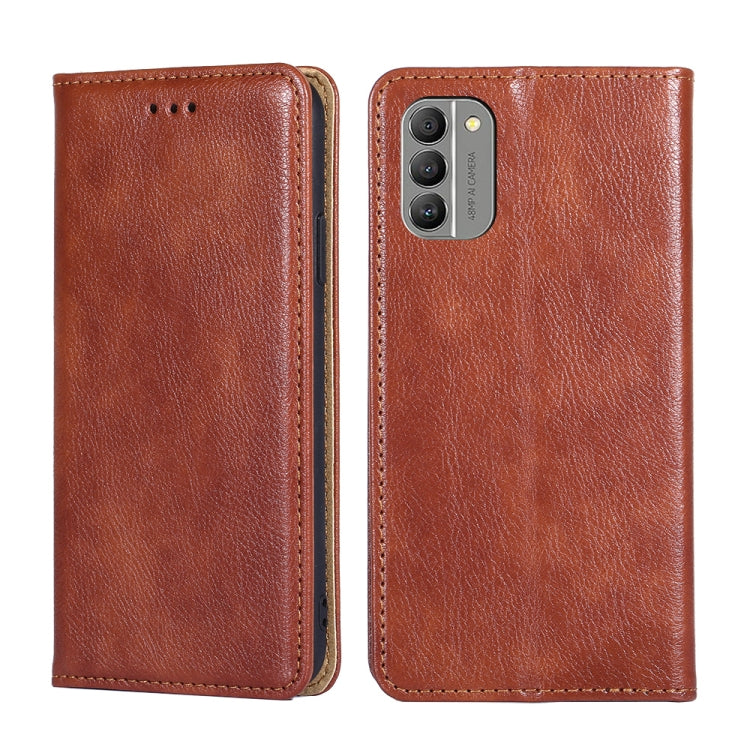 Custodia per telefono in pelle magnetica tinta unita lucida olio, For vivo Y35 4G / Y22 / Y22s, For Xiaomi Redmi A1, For Nokia G400, For Sharp Aquos Sense7