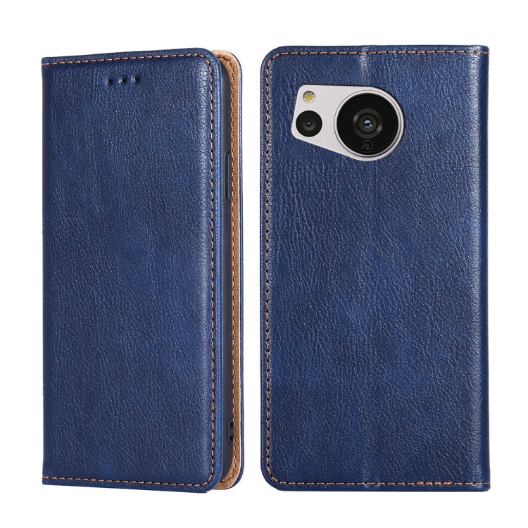 Custodia per telefono in pelle magnetica tinta unita lucida olio, For vivo Y35 4G / Y22 / Y22s, For Xiaomi Redmi A1, For Nokia G400, For Sharp Aquos Sense7