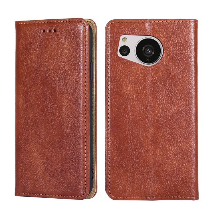 Custodia per telefono in pelle magnetica tinta unita lucida olio, For vivo Y35 4G / Y22 / Y22s, For Xiaomi Redmi A1, For Nokia G400, For Sharp Aquos Sense7