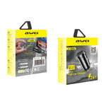 awei C-826 Mini Dual USB 2.4A Caricabatteria da auto, C-826