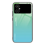 Custodia per telefono in vetro a colori sfumati, For Xiaomi Poco M4 5G Global, For Xiaomi Poco M5 4G Global