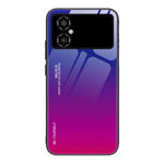 Custodia per telefono in vetro a colori sfumati, For Xiaomi Poco M4 5G Global, For Xiaomi Poco M5 4G Global