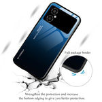 Custodia per telefono in vetro a colori sfumati, For Xiaomi Poco M4 5G Global, For Xiaomi Poco M5 4G Global