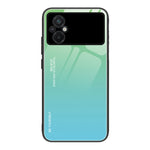 Custodia per telefono in vetro a colori sfumati, For Xiaomi Poco M4 5G Global, For Xiaomi Poco M5 4G Global
