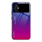 Custodia per telefono in vetro a colori sfumati, For Xiaomi Poco M4 5G Global, For Xiaomi Poco M5 4G Global