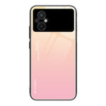 Custodia per telefono in vetro a colori sfumati, For Xiaomi Poco M4 5G Global, For Xiaomi Poco M5 4G Global