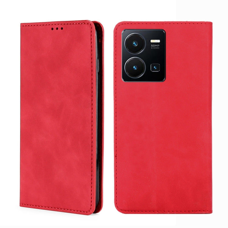 Custodia per telefono in pelle magnetica Skin Feel, For vivo Y35 4G / Y22 / Y22s, For Xiaomi Redmi A1, For Nokia G400, For Sharp Aquos Sense7