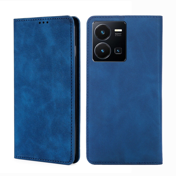 Custodia per telefono in pelle magnetica Skin Feel, For vivo Y35 4G / Y22 / Y22s, For Xiaomi Redmi A1, For Nokia G400, For Sharp Aquos Sense7
