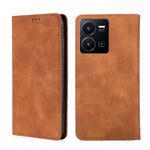 Custodia per telefono in pelle magnetica Skin Feel, For vivo Y35 4G / Y22 / Y22s, For Xiaomi Redmi A1, For Nokia G400, For Sharp Aquos Sense7