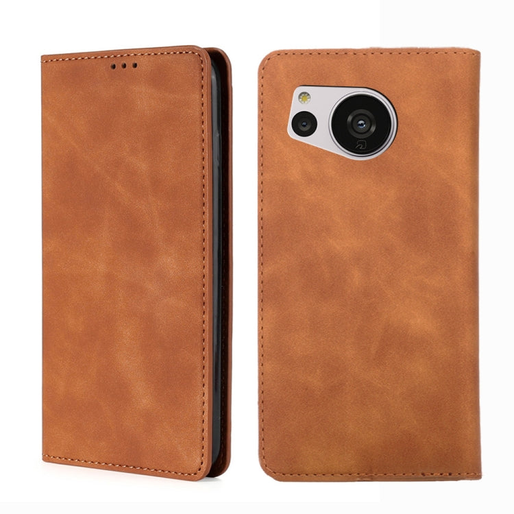 Custodia per telefono in pelle magnetica Skin Feel, For vivo Y35 4G / Y22 / Y22s, For Xiaomi Redmi A1, For Nokia G400, For Sharp Aquos Sense7