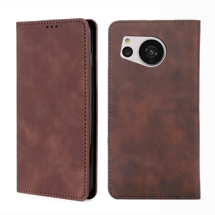 Custodia per telefono in pelle magnetica Skin Feel, For vivo Y35 4G / Y22 / Y22s, For Xiaomi Redmi A1, For Nokia G400, For Sharp Aquos Sense7