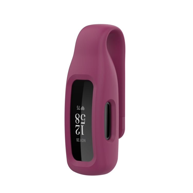 Custodia protettiva in silicone con clip in lamiera d'acciaio, For Fitbit Inspire 3
