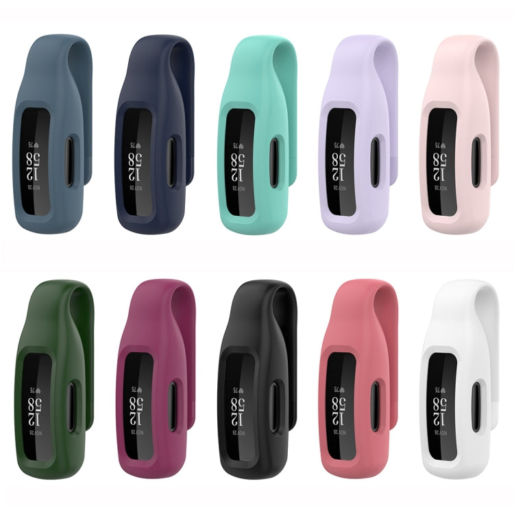 Custodia protettiva in silicone con clip in lamiera d'acciaio, For Fitbit Inspire 3