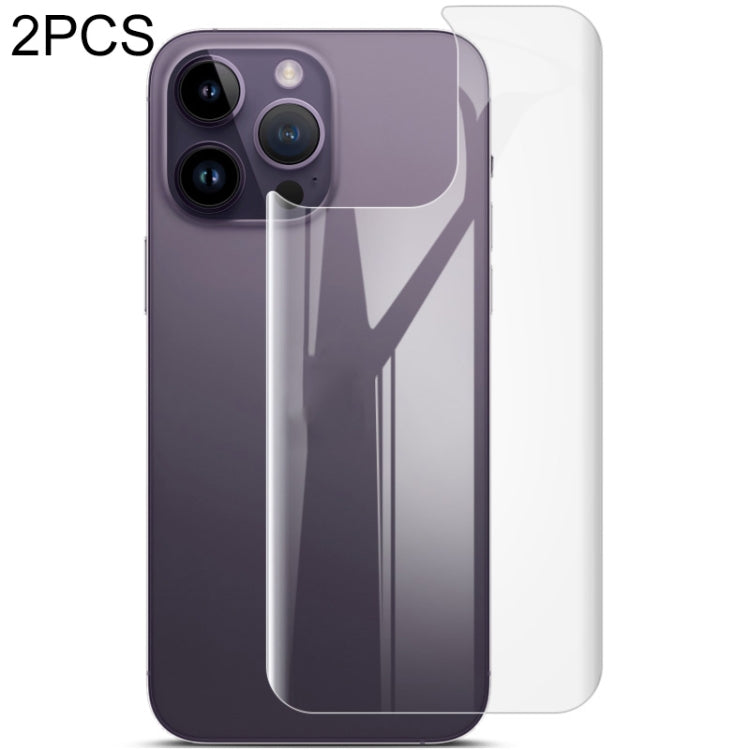 2 pezzi di protezione per la schiena Pnone con film idrogel curvo imak, For iPhone 14, For iPhone 14 Plus, For iPhone 14 Pro, For iPhone 14 Pro Max, For Huawei Mate 50, For Huawei Mate 50 Pro