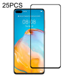 25 PZ 9H Durezza superficiale 2.5D Full Glue Pellicola in vetro temperato a schermo intero, For Huawei P40, For Huawei P40 Lite, For Huawei Y7p 2020, For Huawei Nova 6se, For Huawei Nova 7i, For Huawei Y6s, For Huawei Y9s, For Huawei P Smart Pro 2019  ...