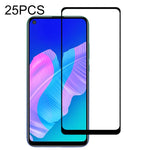 25 PZ 9H Durezza superficiale 2.5D Full Glue Pellicola in vetro temperato a schermo intero, For Huawei P40, For Huawei P40 Lite, For Huawei Y7p 2020, For Huawei Nova 6se, For Huawei Nova 7i, For Huawei Y6s, For Huawei Y9s, For Huawei P Smart Pro 2019  ...