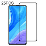 25 PZ 9H Durezza superficiale 2.5D Full Glue Pellicola in vetro temperato a schermo intero, For Huawei P40, For Huawei P40 Lite, For Huawei Y7p 2020, For Huawei Nova 6se, For Huawei Nova 7i, For Huawei Y6s, For Huawei Y9s, For Huawei P Smart Pro 2019  ...
