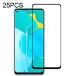 25 PZ 9H Durezza superficiale 2.5D Full Glue Pellicola in vetro temperato a schermo intero, For Huawei P40, For Huawei P40 Lite, For Huawei Y7p 2020, For Huawei Nova 6se, For Huawei Nova 7i, For Huawei Y6s, For Huawei Y9s, For Huawei P Smart Pro 2019  ...