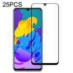 25 PZ 9H Durezza superficiale 2.5D Full Glue Pellicola in vetro temperato a schermo intero, For Huawei P40, For Huawei P40 Lite, For Huawei Y7p 2020, For Huawei Nova 6se, For Huawei Nova 7i, For Huawei Y6s, For Huawei Y9s, For Huawei P Smart Pro 2019  ...