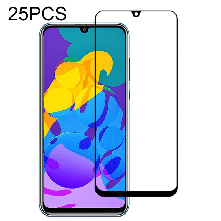 25 PZ 9H Durezza superficiale 2.5D Full Glue Pellicola in vetro temperato a schermo intero, For Huawei P40, For Huawei P40 Lite, For Huawei Y7p 2020, For Huawei Nova 6se, For Huawei Nova 7i, For Huawei Y6s, For Huawei Y9s, For Huawei P Smart Pro 2019  ...