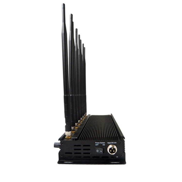 JAX-101C-8 Emittente di disturbo del segnale telefonico WiFi 2G 3G 4G con 8 antenne, JAX-101C-8