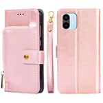 Custodia per cellulare in pelle con cerniera, For vivo Y35 4G / Y22 / Y22s, For Xiaomi Redmi A1, For Sharp Aquos Sense7
