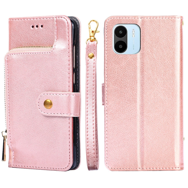 Custodia per cellulare in pelle con cerniera, For vivo Y35 4G / Y22 / Y22s, For Xiaomi Redmi A1, For Sharp Aquos Sense7