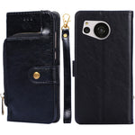 Custodia per cellulare in pelle con cerniera, For vivo Y35 4G / Y22 / Y22s, For Xiaomi Redmi A1, For Sharp Aquos Sense7