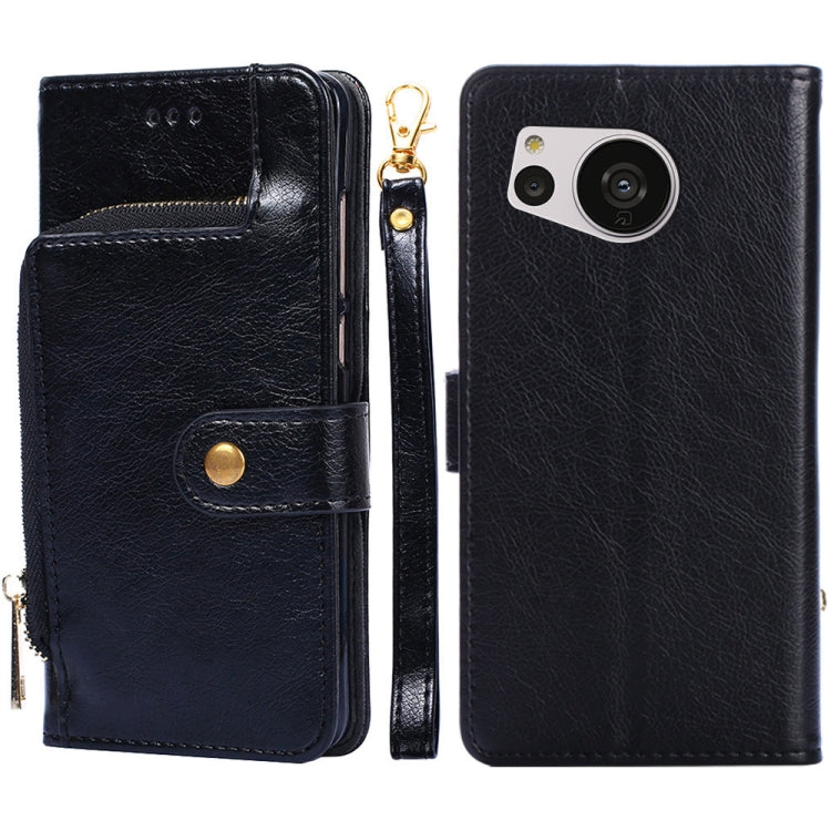 Custodia per cellulare in pelle con cerniera, For vivo Y35 4G / Y22 / Y22s, For Xiaomi Redmi A1, For Sharp Aquos Sense7