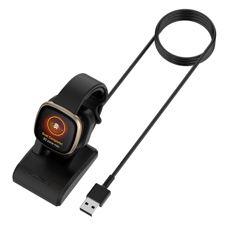 Supporto per caricabatterie magnetico verticale con supporto per protezione chip Ricarica rapida, For Fitbit Versa4 / Sense2