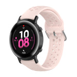 Cinturino da polso sportivo in tinta unita con chiusura da 20 mm, For Huawei Watch GT2 42MM, For Galaxy Watch Active2 / Active