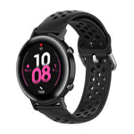 Cinturino da polso sportivo in tinta unita con chiusura da 20 mm, For Huawei Watch GT2 42MM, For Galaxy Watch Active2 / Active