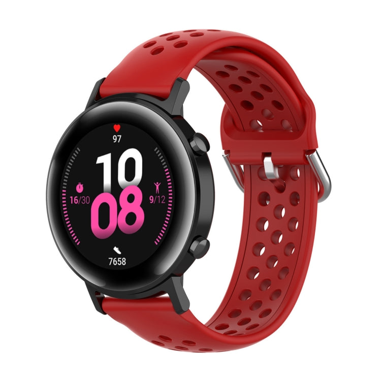 Cinturino da polso sportivo in tinta unita con chiusura da 20 mm, For Huawei Watch GT2 42MM, For Galaxy Watch Active2 / Active