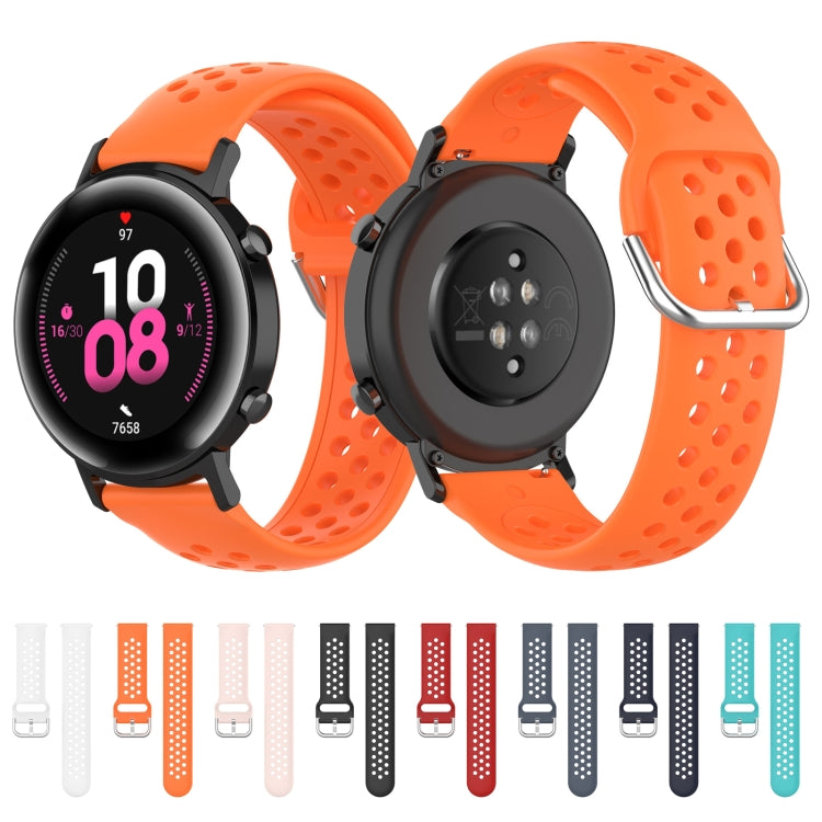 Cinturino da polso sportivo in tinta unita con chiusura da 20 mm, For Huawei Watch GT2 42MM, For Galaxy Watch Active2 / Active