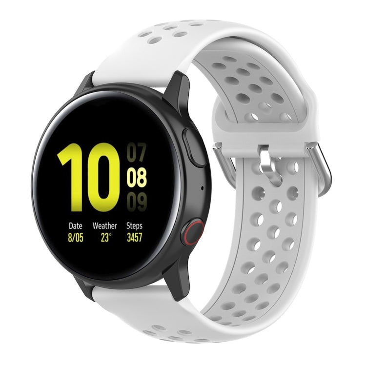 Cinturino da polso sportivo in tinta unita con chiusura da 20 mm, For Huawei Watch GT2 42MM, For Galaxy Watch Active2 / Active