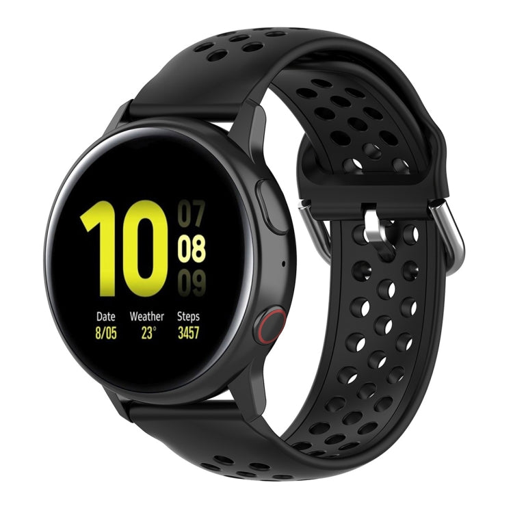Cinturino da polso sportivo in tinta unita con chiusura da 20 mm, For Huawei Watch GT2 42MM, For Galaxy Watch Active2 / Active